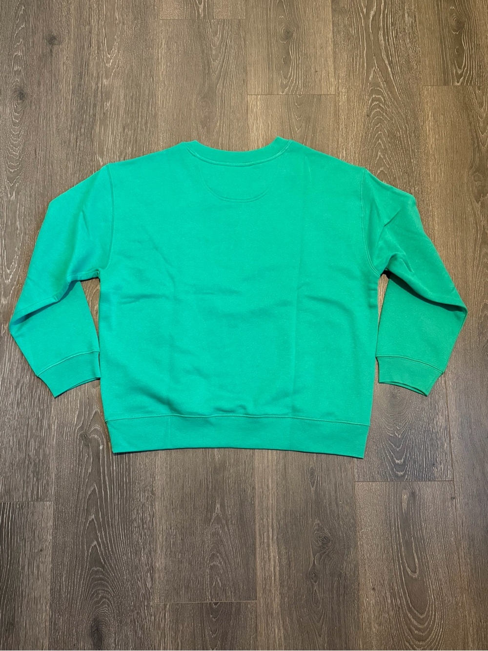 Esprit Green Crewneck Sweatshirt Retro Logo NWT Size Medium 80s Style - Picture 3 of 5